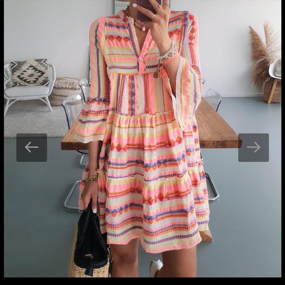 Boho Trendy Comfortable Dress - Picture 4 of 6